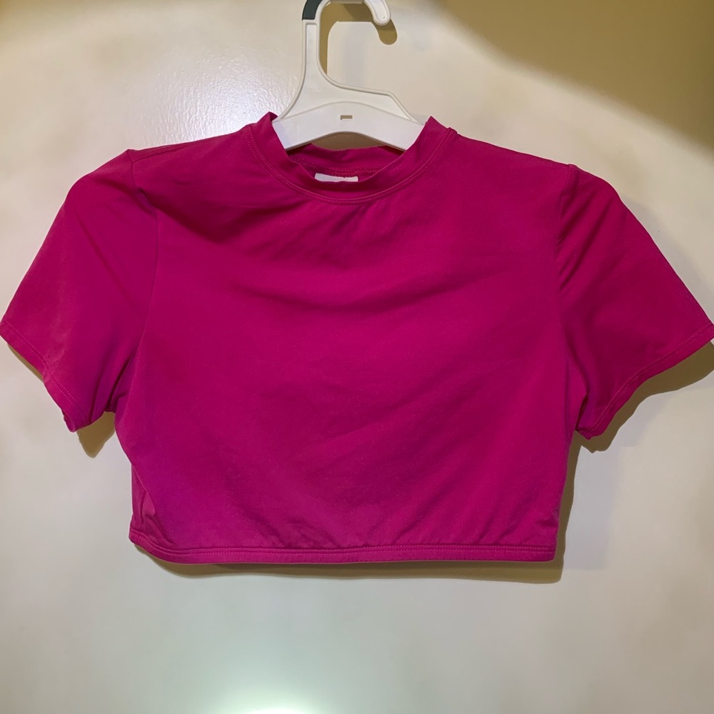 Pink Crop Top